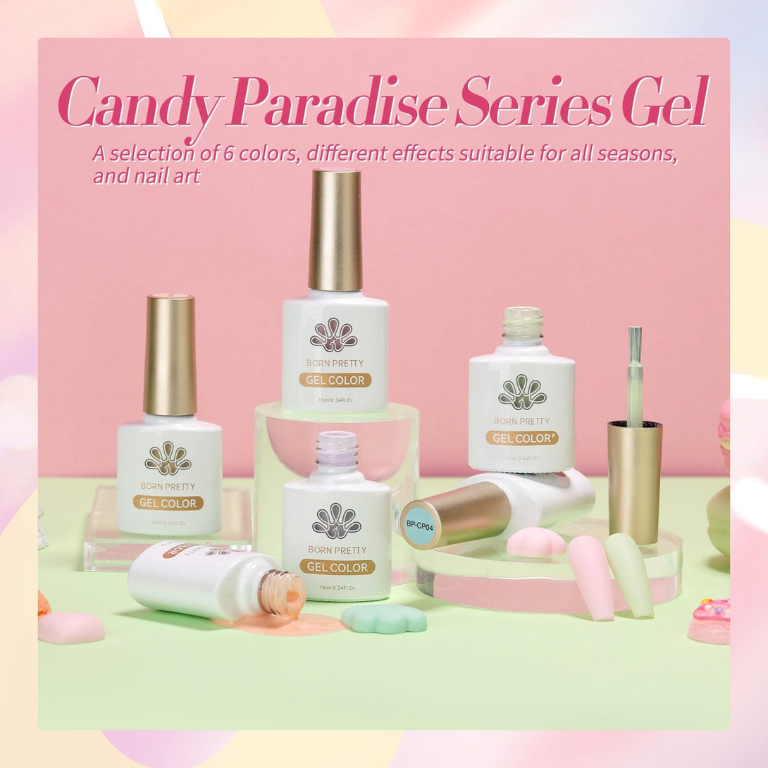 Gel Polish Starter Kit Candy Paradise 6 Colors Kits & Bundles BORN PRETTY 