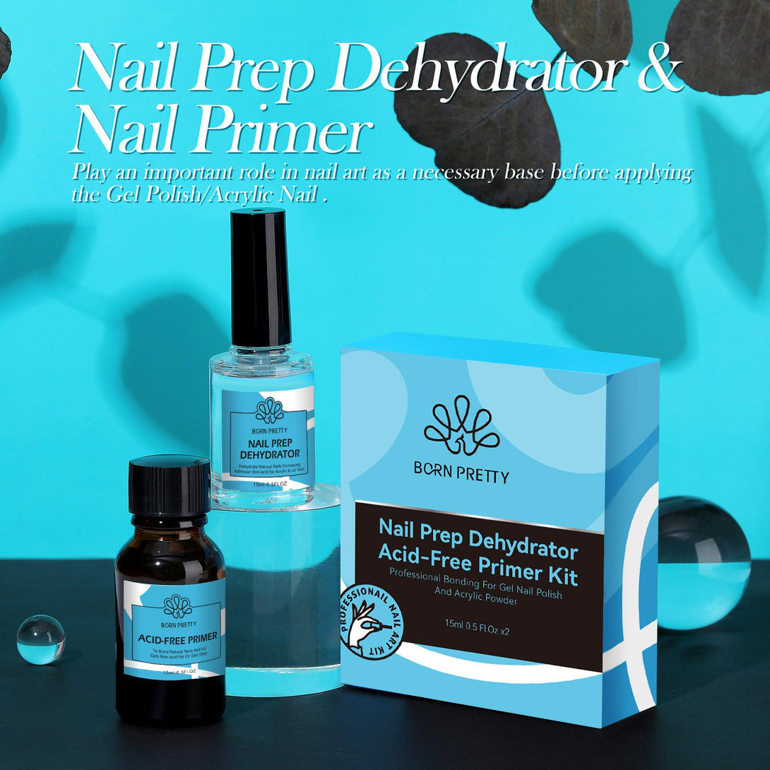 Natural Nail Prep Dehydrator Nail Primer 15ml Gel Nail Polish BORN PRETTY 