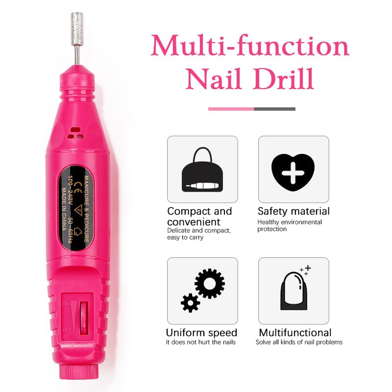 USB Portable Nail Drill Tools & Accessories BORN PRETTY 