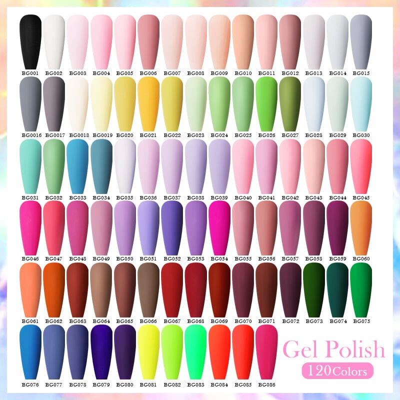 120 Colors Gel Polish Set 15ml Kits & Bundles BORN PRETTY 