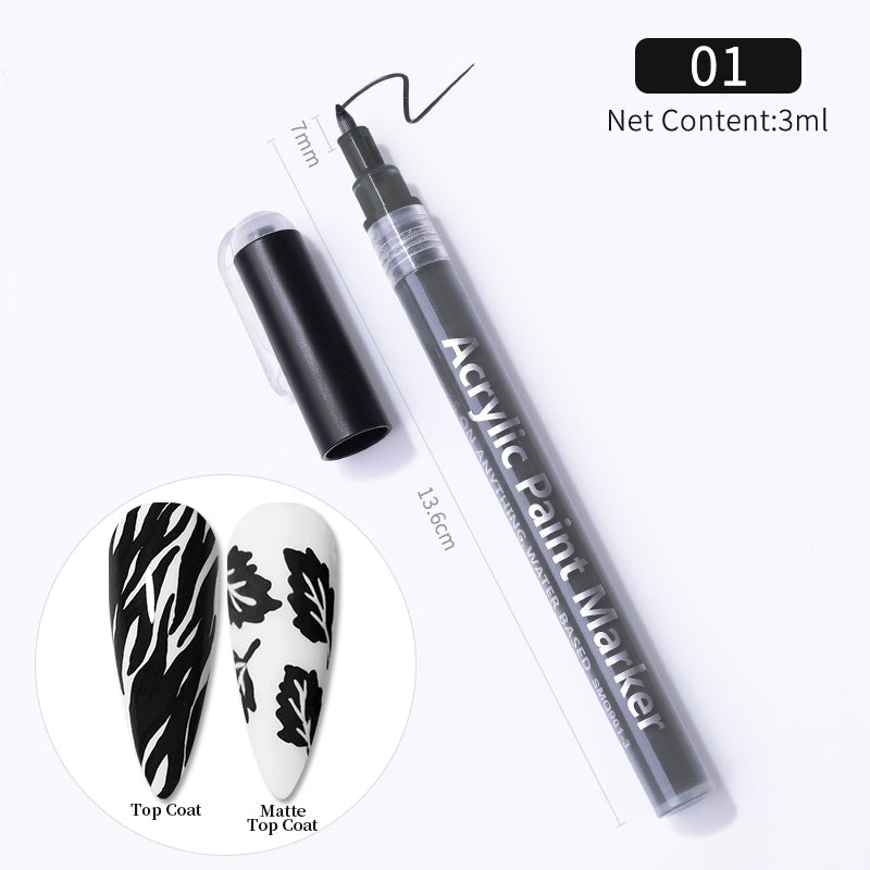 Mua 24 Pcs Nail Art Pens 3D Nail Polish Pens - Nail Art Pens for Painting  Nails - Nail Polish Design Kit - DIY Nail Graffiti Pen Set for Girls Ladies  24