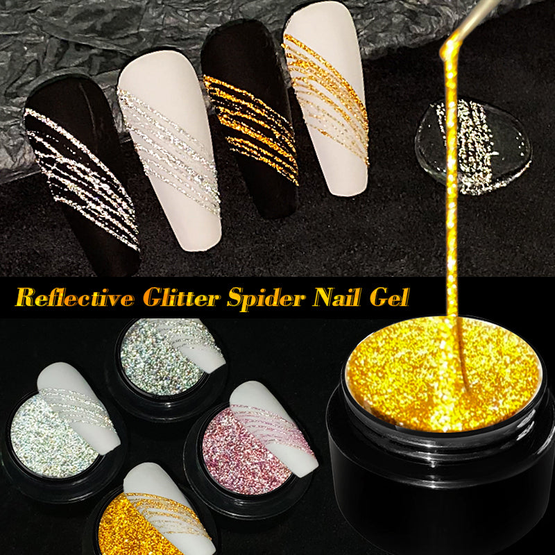 BORN PRETTY 5g Reflective Glitter Spider Gel Nail Polish Gel Nail Polish BORN PRETTY 