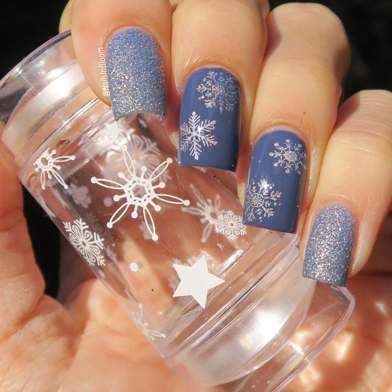 Snowflake Transparent Stamper with Nail Scraper Stamping Nails BORN PRETTY 