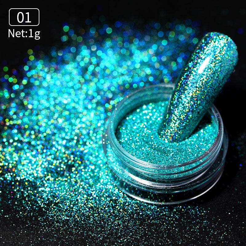 Buy BID Crystal Diamond Nail Powder, 2PCS Sliver Sparkling Triangle Glitter Holographic  Nail Glitter Chrome Dust Gilt Shiny Nail Powder Online at Best Prices in  India - JioMart.