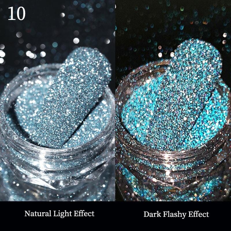 Super Reflective Glitter Nail Powder Nail Powder BORN PRETTY 10 