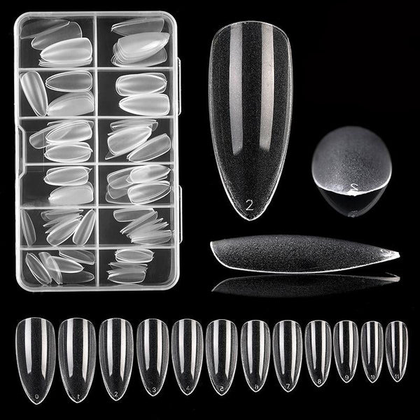 120pcs Almond Full Cover Nail Tips - Transparent Tools & Accessories BORN PRETTY 