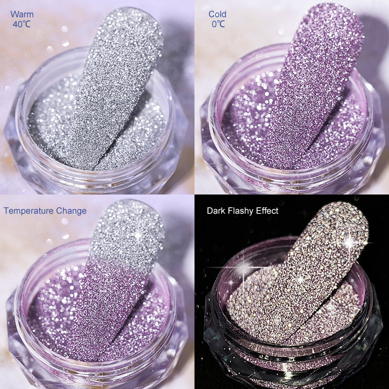 Reflective Glitter Color Changing Powder – BORN PRETTY