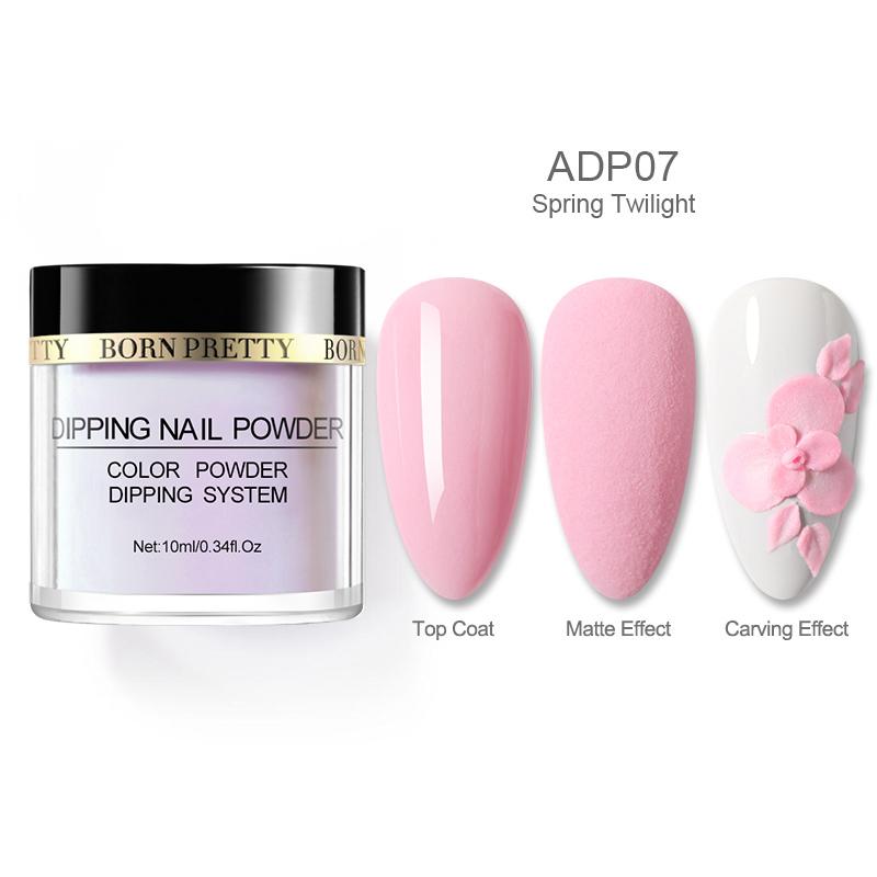 Spring Twilight BP-ADP07 - 10ml 3 in 1 Polymer Powder Nail Powder BORN PRETTY 
