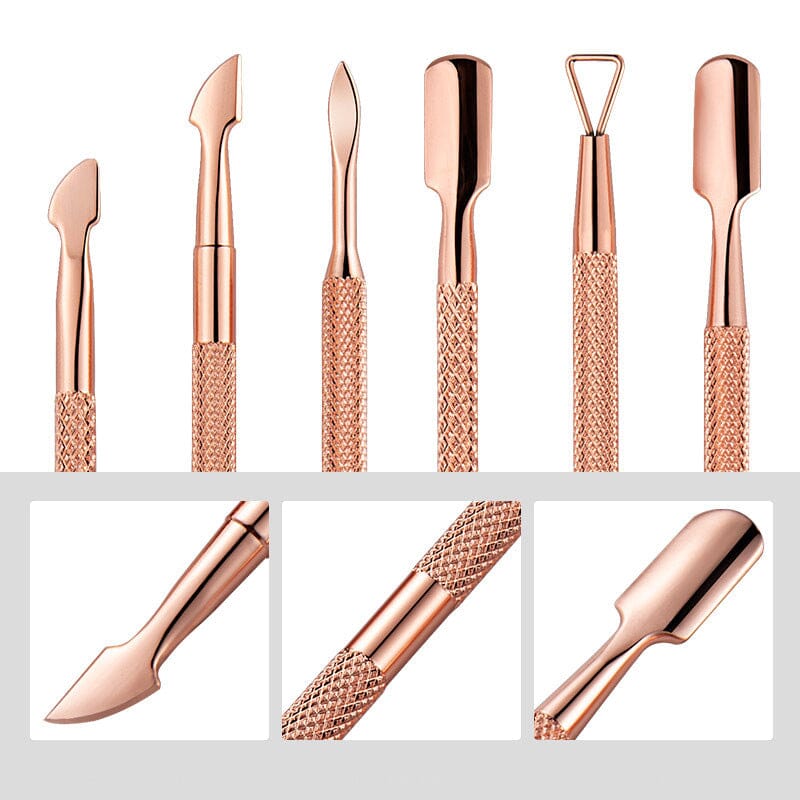 Rose Gold Cuticle Pusher Remover Tools & Accessories BORN PRETTY 