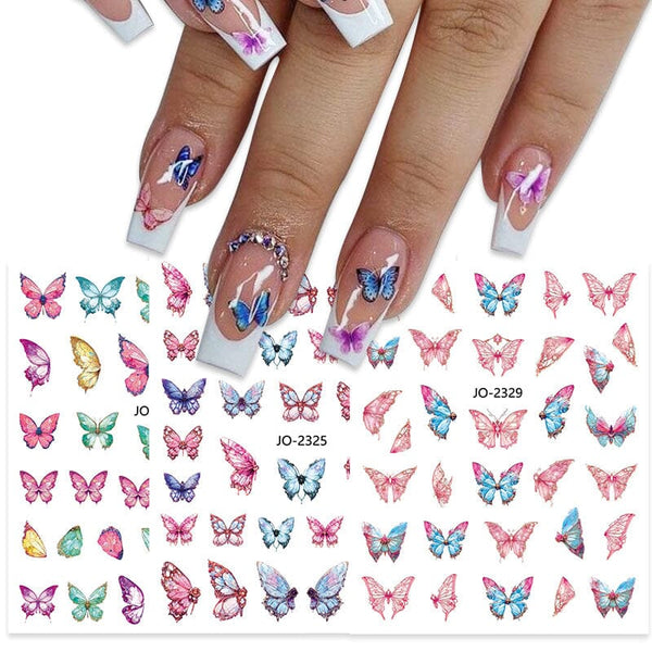 3D Butterfly Nail Stickers DIY Nails BORN PRETTY 