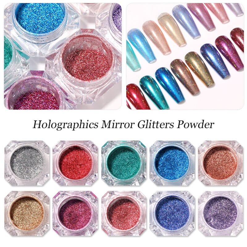 Holographic Metallic Mirror Glitter Nail Powder Nail Powder BORN PRETTY 