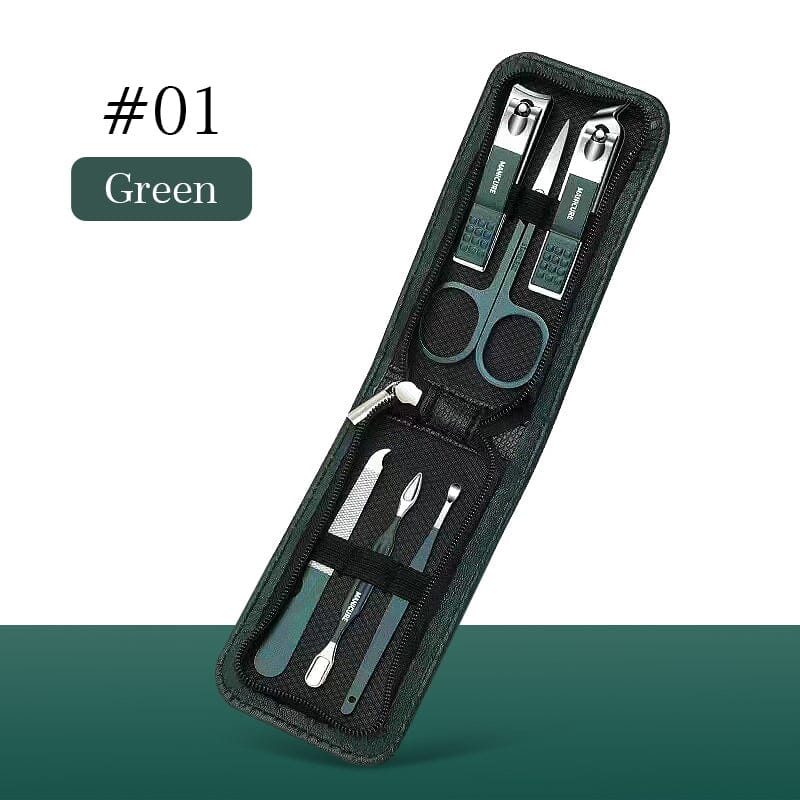 6Pcs Portable Manicure Tools Set Tools & Accessories BORN PRETTY Green 