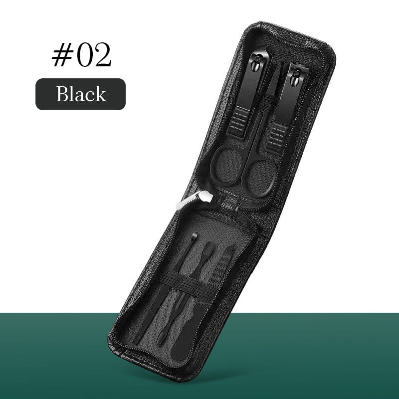 6Pcs Portable Manicure Tools Set Tools & Accessories BORN PRETTY Black 