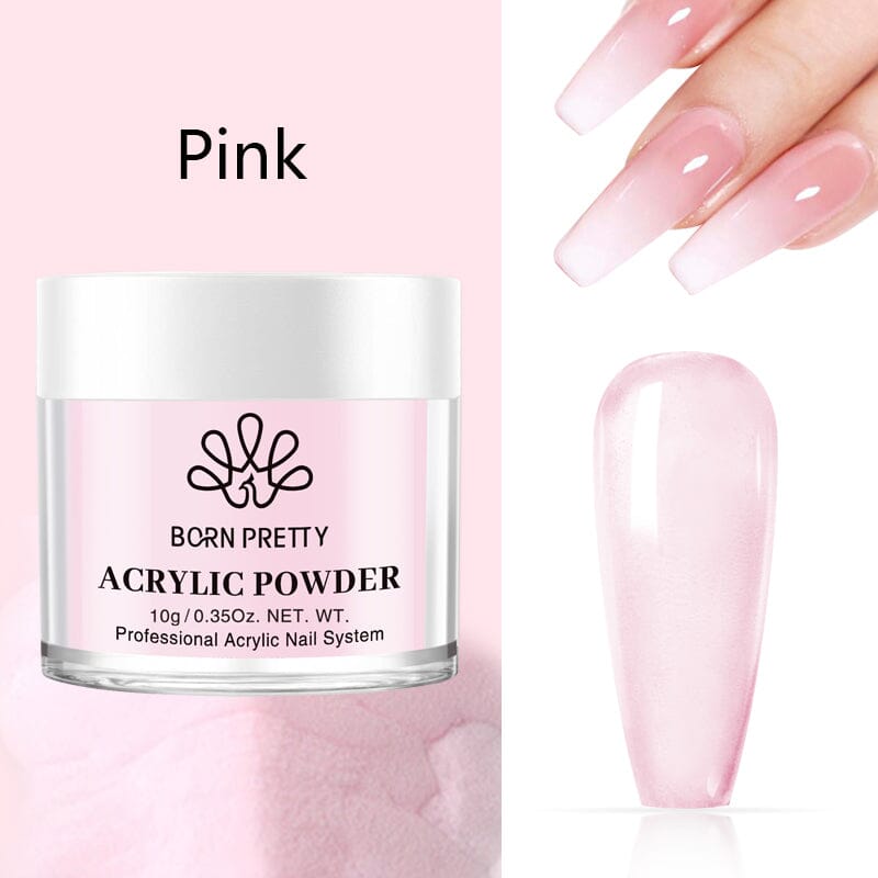 Acrylic Powder 10ml Nail Powder BORN PRETTY Pink 