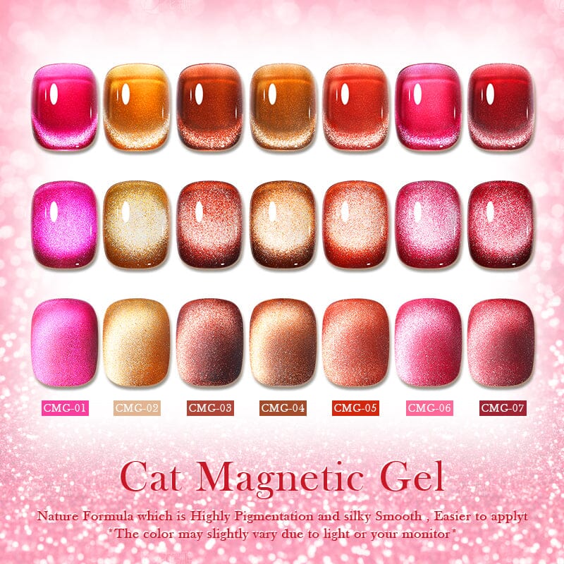 10ml Jelly Amber Cat Magnetic Gel Gel Nail Polish BORN PRETTY 