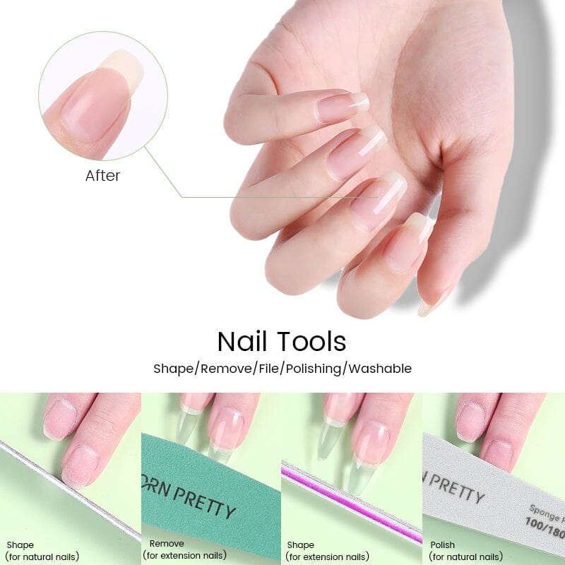 Nail File 100/180 240/320 Tools & Accessories BORN PRETTY 