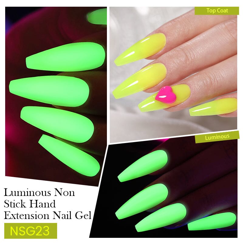 Glow-in-Dark Non Stick Hand Extension Nail Gel 15ml Extension Nail Gel BORN PRETTY 