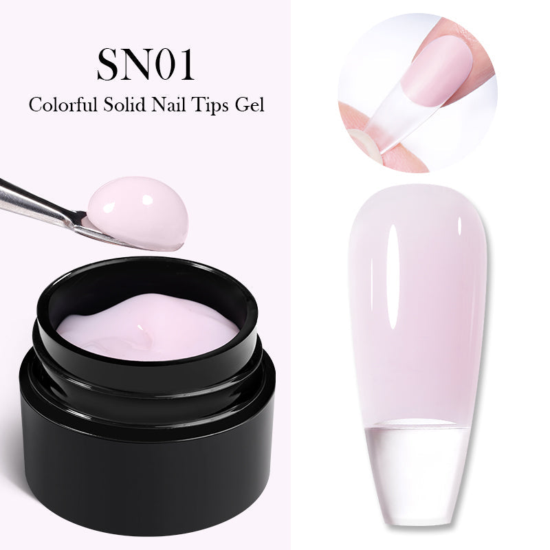 Colorful Solid Nail Tips Gel 5g Gel Nail Polish BORN PRETTY SN-01 