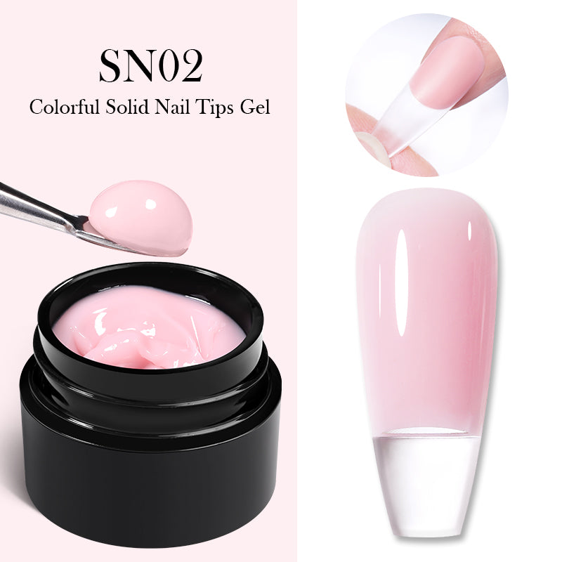 Colorful Solid Nail Tips Gel 5g Gel Nail Polish BORN PRETTY SN-02 
